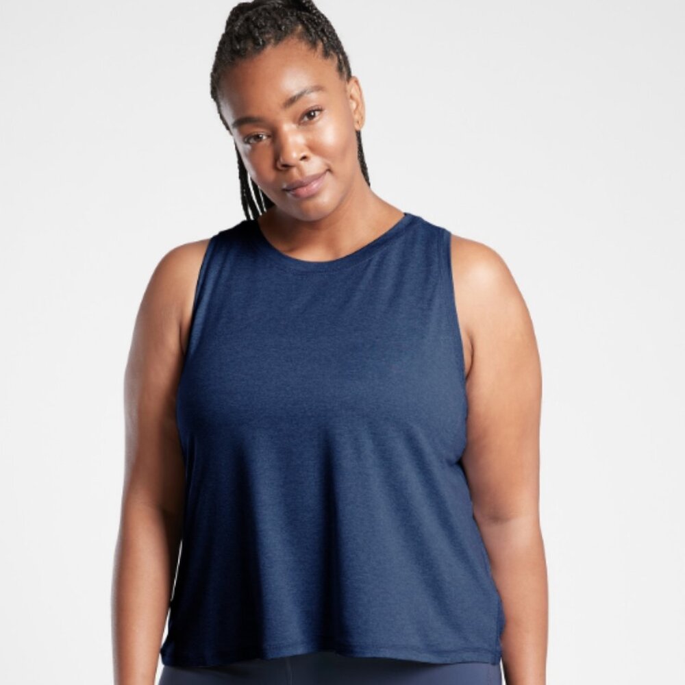 Athleta Uptempo Blue Tank, XL